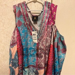JM Collection Women’s Blouse Size L NWT